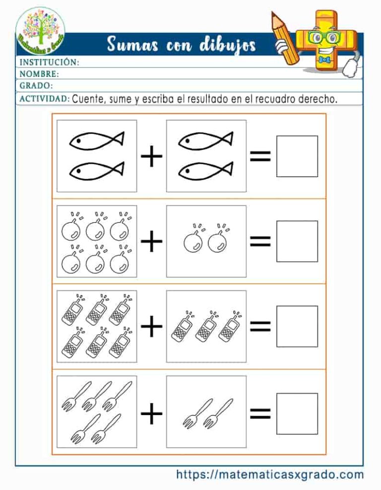 Sumas Con Dibujos Para Ni os De Primero De Primaria Sumas Con Dibujos Para Ni os De Primero De Primaria